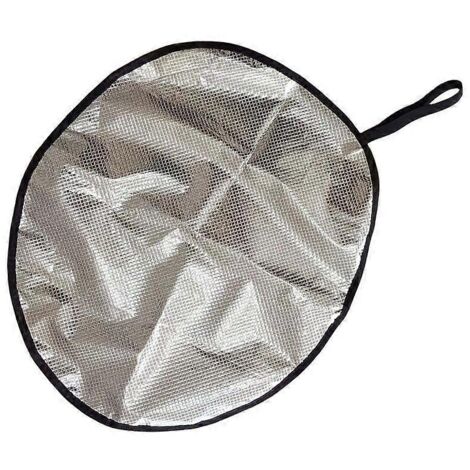 Volant de voiture pare-soleil aluminium anti-UV protection solaire couverture réfléchissante écran thermique.