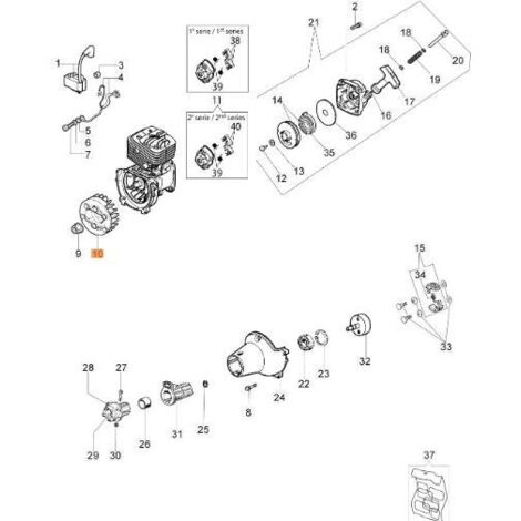 VOLANT D'ORIGINE EMAK 61280025R