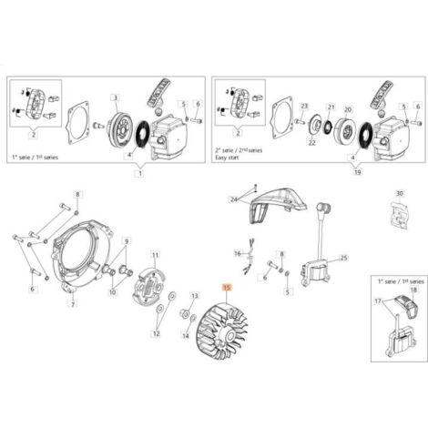 VOLANT D'ORIGINE EMAK 61450310R