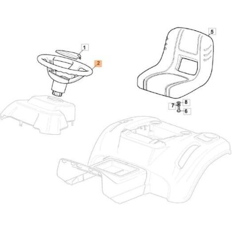 VOLANT D'ORIGINE EMAK G325961219E0