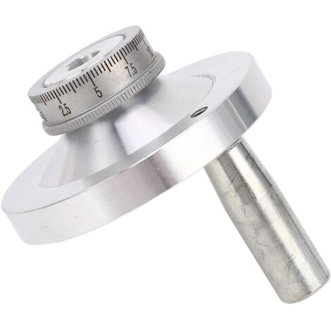 Volant en alliage d'aluminium de 80mm avec manette pour tours miniatures 7x12, 7x14 et modèles 0618