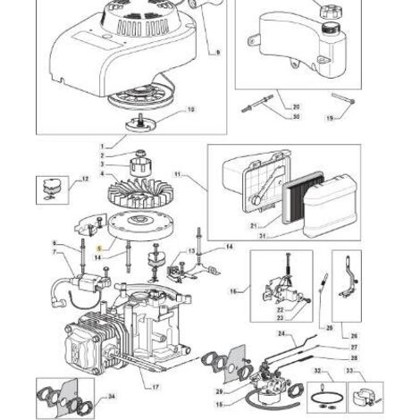 VOLANT MAGNÉTIQUE 270020096-0001 ORIGINAL STIGA - 118550253/0