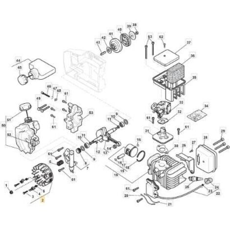VOLANT MAGNÉTIQUE JF 9228-310110-Rd ORIGINAL STIGA - 6980601