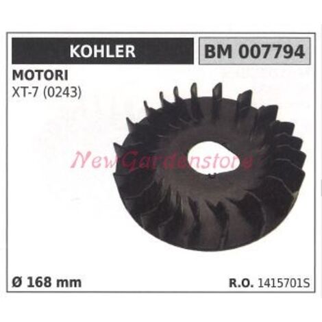Volant magnétique KOHLER moteur XT 7 (0243) Ø 168mm 007794 1415701S