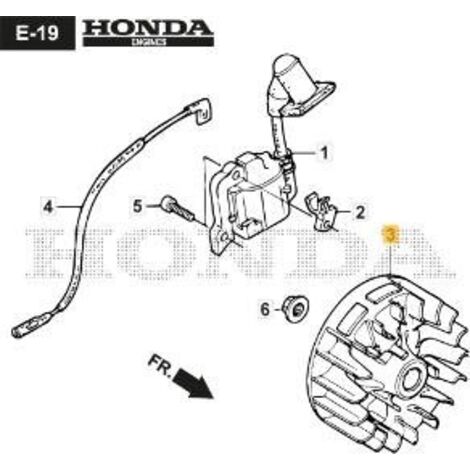 VOLANT MAGNÉTO ORIGINAL STIGA - 118552173/0