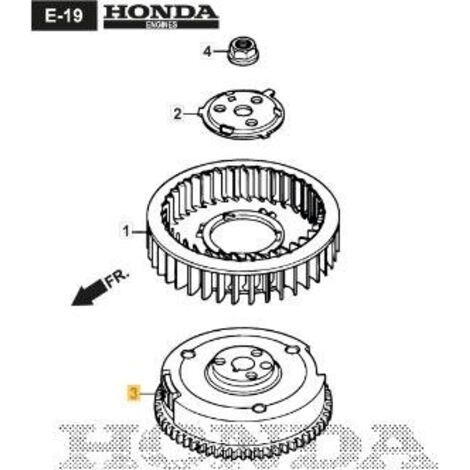VOLANT MAGNÉTO ORIGINAL STIGA - 118552175/0