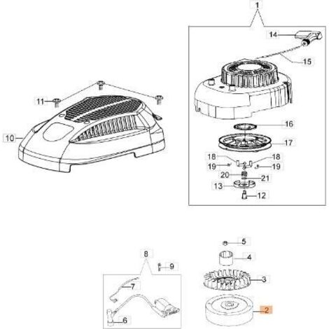 VOLANT ORIGINAL EMAK L66150425