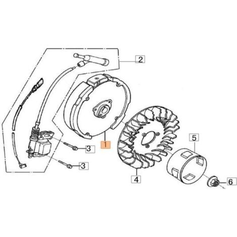 VOLANT ORIGINAL EMAK L66152145