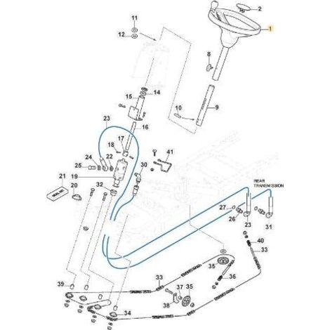 VOLANT PARK 120/220 STIGA SX ORIGINE STIGA - 387962007/0