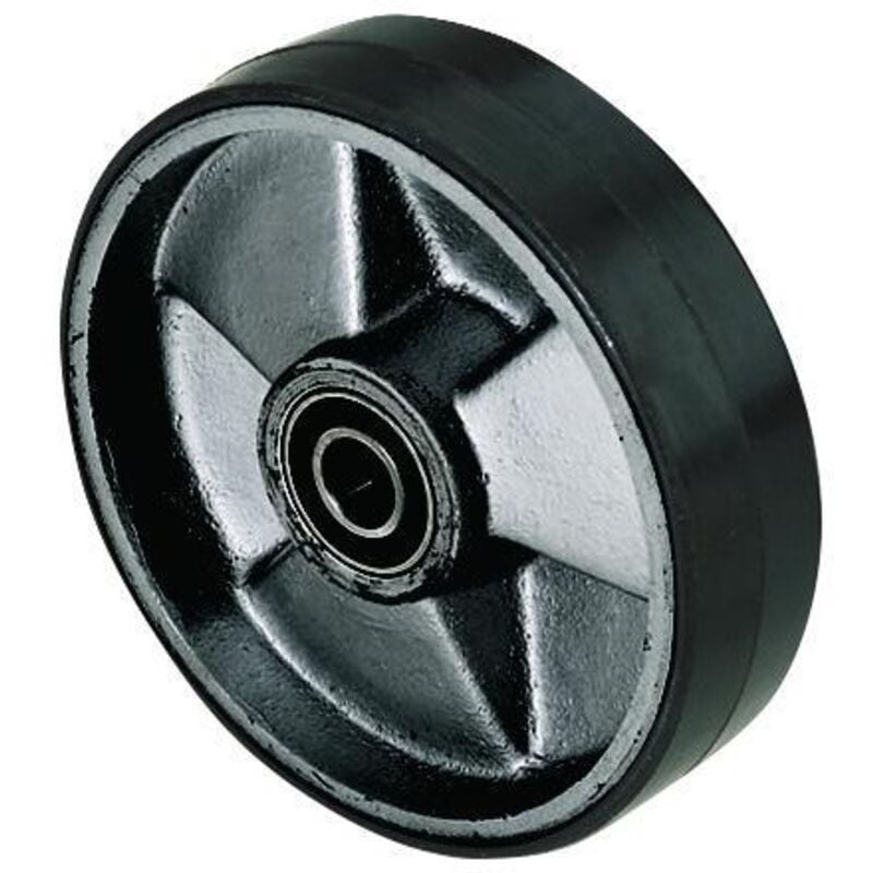 Volant polyuréth. L. moyeu. 43 mm l. roue 50 mm D. de la roue 200 mm jante en plastique Pour les transpalettes PROMAT et c