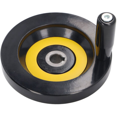 Volant pour scie circulaire sur table, alésage central de 14 mm, diamètre extérieur de 125 mm, avec poignée rotative pour tour, fraiseuse, meuleuse