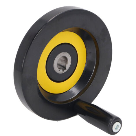 Volant scie circulaire 14 mm alésage 125 mm diamètre poignée rotative