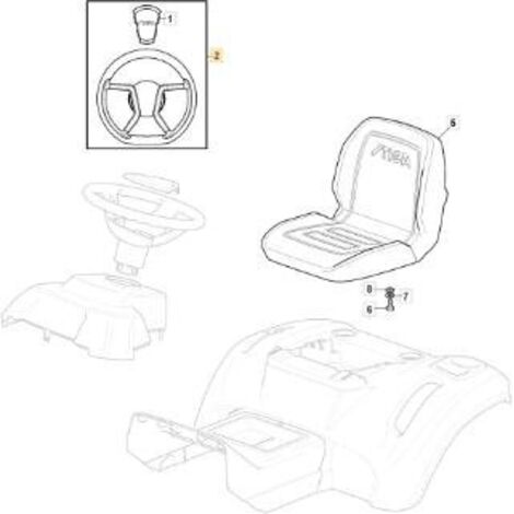 VOLANT STIGA '21 NOIR SD/MP STYLE NV ORIGINAL STIGA - 325961227/0