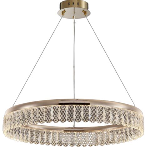 Volante - lustre moderne en cristal 60 cm