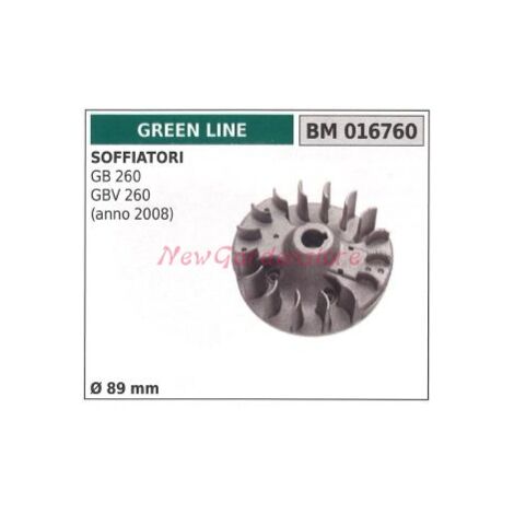 Volante magnético GREEN LINE para soplador GB 260 GBV 260 Ø  89mm 016760