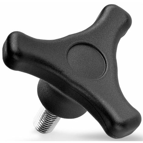 Volantino 3 bracci Ø 80mm con perno M12X30mm