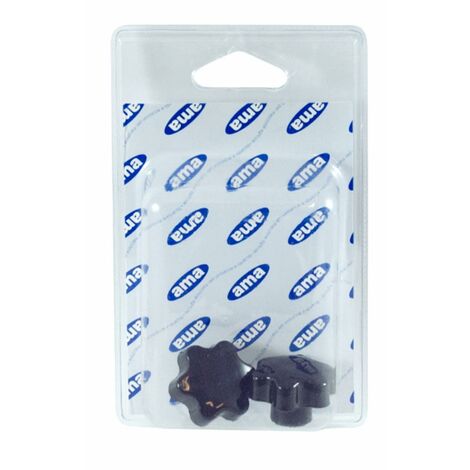Volantino 6 lobi femmina Ø 50mm filetto M6