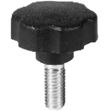 VOLANTINO CON GAMBO M8 NERO D 40X20 MM- 10,0 pz