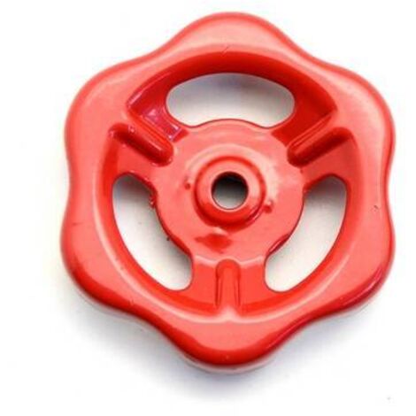 VOLANTINO IN LAMIERA VERNICIATA PER RUBINETTO IDRANTE                  DN 45 1”1/4 - 1”1/2