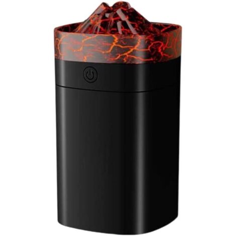 Volcano 400ml Luftbefeuchter, farbiger USB-Diffusor, geräuschlos, für Zuhause, Schlafzimmer oder Büro.