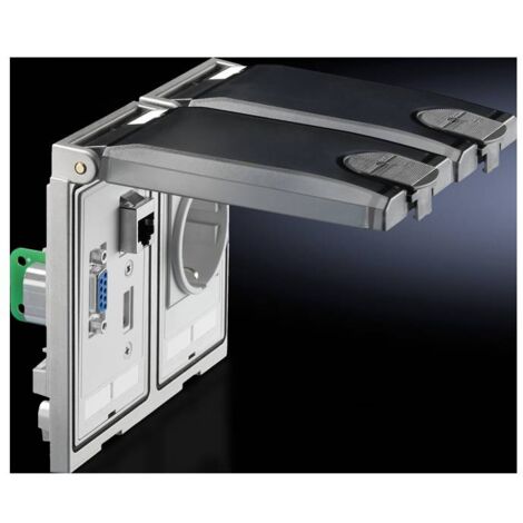 Volet d'interface Rittal 2482.310 Fonte gris graphite (RAL 7024) 1 pc(s) V161581
