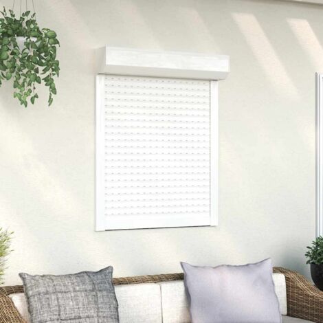 Volet roulant aluminium 80x100 cm blanc