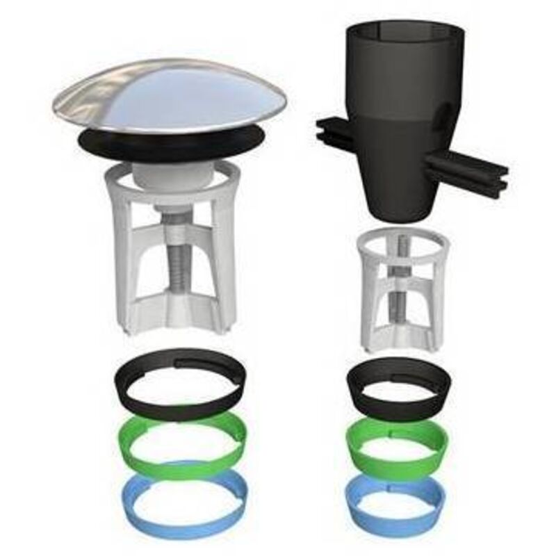 Volet roulant cr c/dispositif de couplage universel p/drains c/trous t.p.