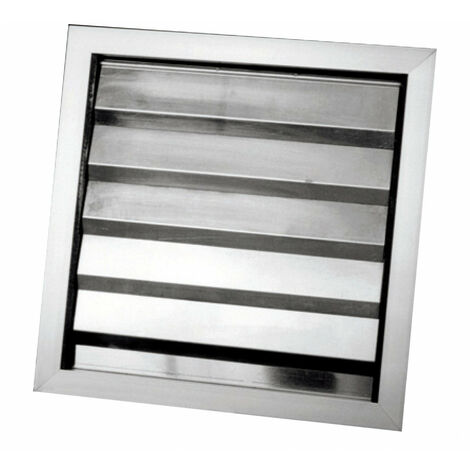 Volets de surpression aluminium extérieur, D 200 x 300 mm S&P (UNELVENT) 872889