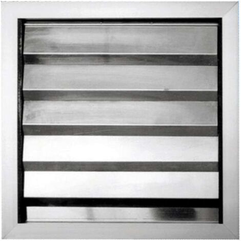 Volets de surpression aluminium extérieur D 600x600mm S&P (UNELVENT) 872920