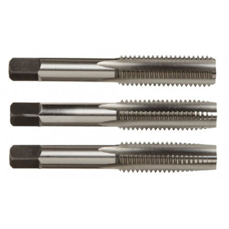 VOLKEL Juego de Machos  3-pcs. Set DIN 352 HSS-G BSW 1/8