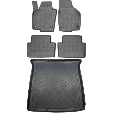Volkswagen Sharan II Van desde 09.2010 SET - alfombrillas para coche + alfombrilla para maletero