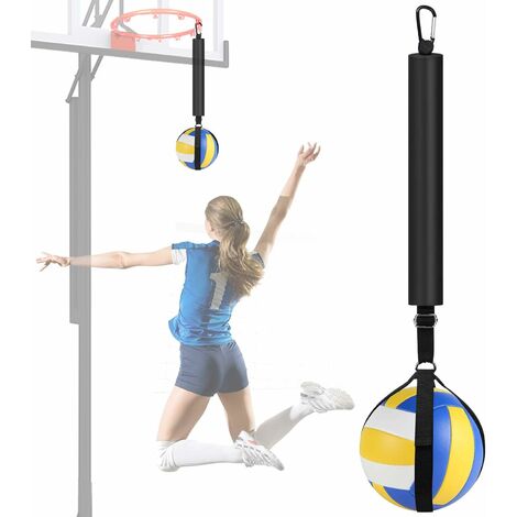 COAVAS Volleyball Spike Trainer for Basketball Hoop, Training Aid for Volleyball Equipment, Improves Serving, Jumping, Arm Swing Mechanics and Spikes