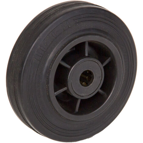 Vollgummi Transportrollen Rolle Kunststofffelge 100mm bis 60 kg Rollwagen