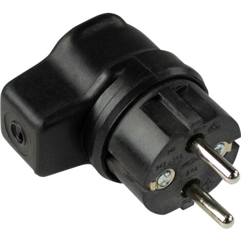 Vollgummi-Winkelstecker bis Anschluss max 2,5mm² 230V 16A IP44