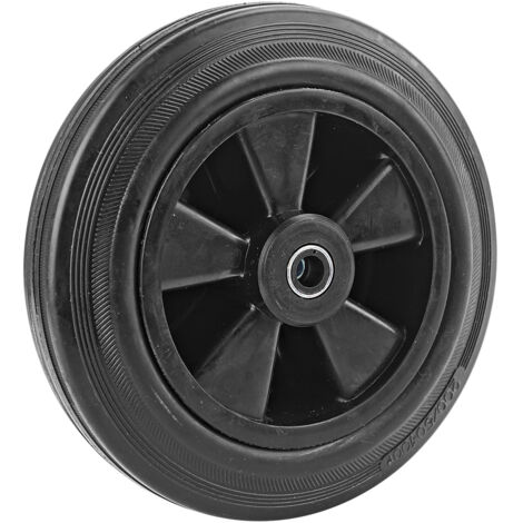 Vollgummiräder Vollgummirollen d=200 mm Achs-d=20 mm für Transportwagen