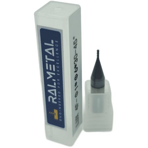 Vollhartmetall-Fräser 1 x 6D x 30 mm, 4 Schneiden, 45 HRC