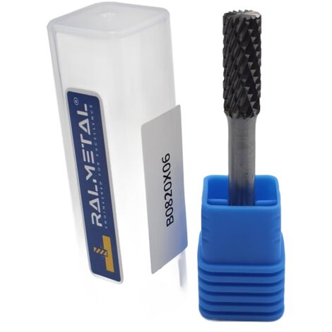 Vollhartmetall-Rotations-Zylinderfeile D8 x 20 x 6D x 65 mm - 60 HRC