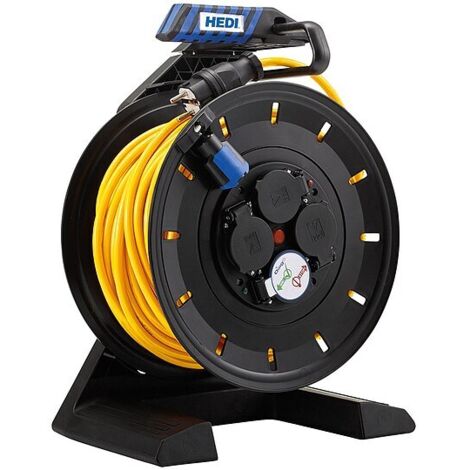 Vollkunststoff-Kabeltrommel Generation 7 Champion Panzerkabel H07BQ-F 3G2,5 - 40 m Kabel