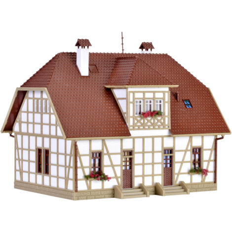 Vollmer 43654 H0 Fachwerk-Siedlungshaus