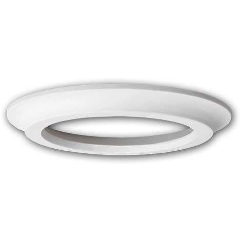 Vollsäulen Ring PROFHOME 111200 Säule Zierelement Neo-Klassizismus-Stil weiß - weiß