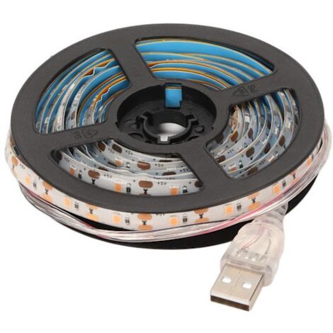 Vollspektrum-LED-Pflanzenwachstumslampe mit USB-Anschluss für DIY-Hydroponik-Zelte, 5 V, 2 m / 6,6 ft