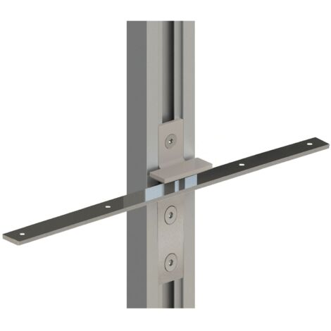 Volpato Stili Korpusträger 240mm für Möbel- und Regalsysteme, Aluminium schwarz eloxiert