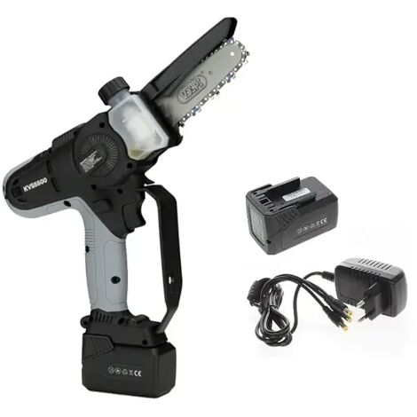 Volpi KVS5500 élagueuse sans fil avec 2 batteries 14,4V 4,0Ah 10cm barre