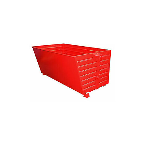 Volquete apilable capacidad 2 m³ rojo RAL 3000