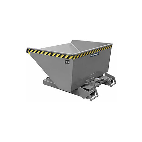 Volquete automático  capacidad 0,6 m³  gris RAL 7005
