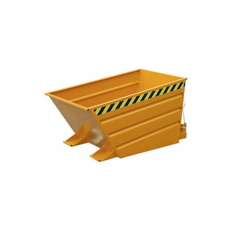 Volquete  bajo borde de vertido  capacidad 0,5 m³  amarillo