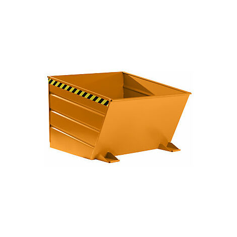 Volquete  bajo borde de vertido  capacidad 1,0 m³  amarillo