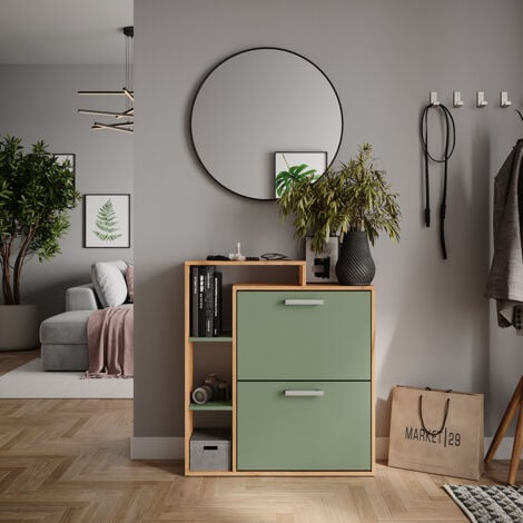 Roble dorado, 24.5 x 90 cm 2 compartimentos, Vicco