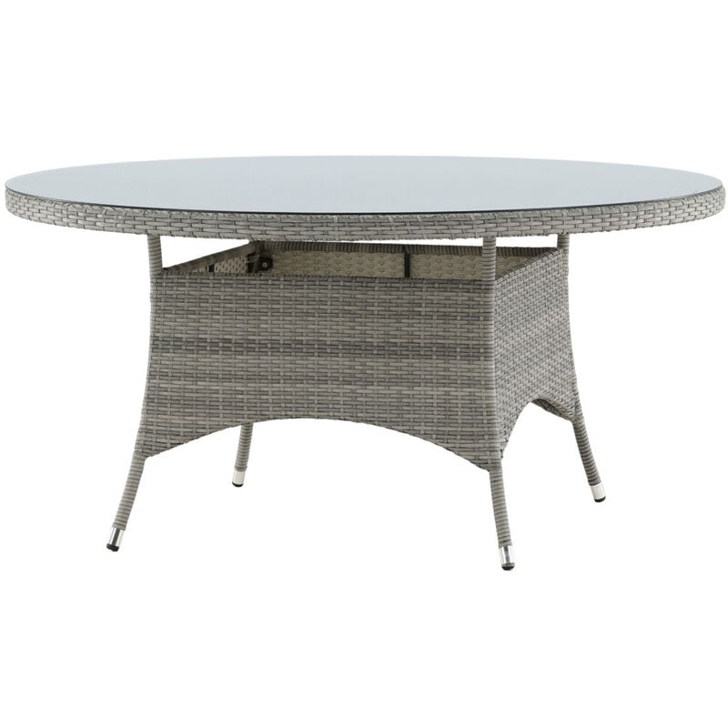 Ebuy24 - Volta Table de salle à manger Ø150 cm, gris.