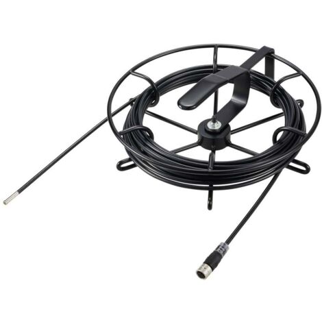VOLTCRAFT 1000T 10m spool (LF) Sonde d'endoscope Ø de la sonde 5.5 mm 10 m éclairage LED, étanche